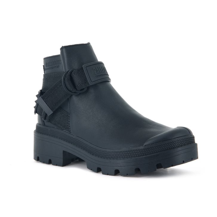 Dámské Boty Palladium Pallabase Rockboot L Černé | CZ JWM-40C